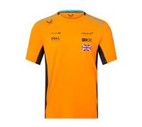 McLaren Formula One Team - Official 2023 Formula 1 Merchandise - Replica Lando Norris Driver Set Up T-Shirt - Papaya/Phantom - Men's (M)