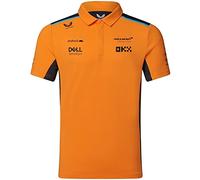McLaren Formula One Team - Official 2023 Formula 1 Merchandise - Replica Team Polo Shirt - Papaya/Phantom - Men's (M)