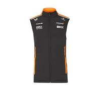 McLaren Formula One Team - Official 2024 Formula 1 Merchandise - Replica Team Lightweight Hybrid Gilet Jacket - Papaya Orange/Phantom Grey - Unisex (UK, Alpha, M, Regular, Regular, Papaya Orange)