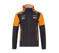 McLaren Formula One Team - Official 2024 Formula 1 Merchandise - Replica Team Lightweight Rain Jacket - Papaya Orange/Phantom Grey - Men's (UK, Alpha, L, Regular, Regular, Papaya Orange)
