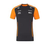 McLaren Formula One Team - Official 2024 Formula 1 Merchandise - Replica Team Set Up T-Shirt - Papaya Orange/Phantom Grey - Men's (UK, Alpha, XXL, Regular, Regular, Phantom Grey)