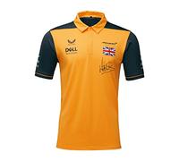 McLaren Formula One Team - Official Formula 1 Merchandise - 2022 Replica Lando Norris Driver Poloshirt - Papaya/Phantom (XL)