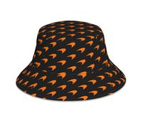 (Mclaren Mclaren Orange Logo_4436) Bucket Hat Reversible Reflective for Men Women - UV50+ Sun Protection Double-Sided Fishing Hat with 360 Safety Strips Summer Outdoor