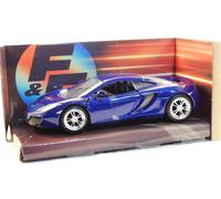 Jada Fast And Furious Model Car DieCast McLAREN MP4 12C - Colour Dark Blue - Scale 1/32-12 cm