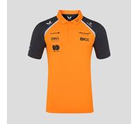 McLaren F1 Team Official Polo Shirt, Papaya Orange, GRET, 2025 Season (UK, Alpha, S, Regular, Regular, Autumn Glory/Phantom)