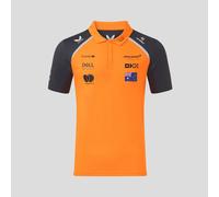 McLaren Racing F1 Official Team 2025 Polo Shirt Oscar Piastri Mens - Papaya