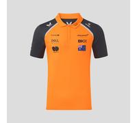 McLaren Racing F1 Official Team 2025 Polo Shirt Oscar Piastri Mens - Papaya