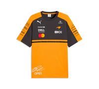 PUMA McLaren F1 2026 Men's Oscar Piastri Driver Tshirt - Orange | Short sleeve with round neck collar, Driver T-shirt, All the latest Formula 1 Team and partner logos, Officially licensed