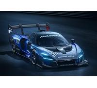 McLaren Senna GTR Poster Framed or Unframed Glossy Poster (A1-594 × 841 mm Unframed) (A3 297 × 420 mm Black Framed)