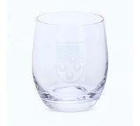 MCLAUGHLIN Irish Family Crest Tumbler - Dartington Crystal - Diamond Drag Engraving