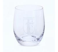 MCLAUGHLIN SETB Irish Family Crest Tumbler - Dartington Crystal - Diamond Drag Engraving