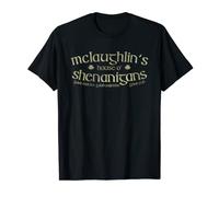 McLaughlin's House O' Shenanigans Funny Irish Name T-Shirt