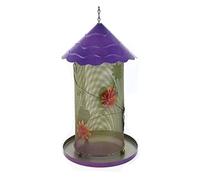 MCLIUJIA Bird Feeder Garden Ornament Metal Birds Feeder Other Garden Birds Hanging Feeder For Outdoor Space Saving