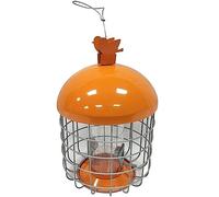 MCLIUJIA Bird Feeder Garden Ornament Round Metal Bird Feeder Indoor Balcony Hanging Feeder Outdoor Bird Feeder Decoration