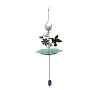 MCLIUJIA Bird Feeder Garden Ornament Solar Bird Feeder Wild Bird Hanging Feed Holder Outdoor Garden Bird Feeder Courtyard
