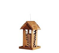 MCLIUJIA Bird Feeder Garden Ornament Wooden Hanging Bird Feeder Table For The Garden Unique Novelty Box Garden Decorations