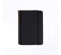 MCLIUJIA Journal Notebook For Writing Creative A6size Notebook P U Leather Cover Diary Planner Paper Note Book Category Pages Stationery Notepad Note Pad Lined Office Supplies(A-Black)