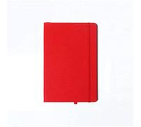 MCLIUJIA Journal Notebook For Writing Creative A6size Notebook P U Leather Cover Diary Planner Paper Note Book Category Pages Stationery Notepad Note Pad Lined Office Supplies(F-Red)