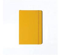 MCLIUJIA Journal Notebook For Writing Creative A6size Notebook P U Leather Cover Diary Planner Paper Note Book Category Pages Stationery Notepad Note Pad Lined Office Supplies(G-Yellow)