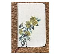 MCLIUJIA Journal Notebook For Writing Creative Chinese Style Retro Linen Cover Notebook Ink Painting Lotus Flowers Thickened Hand Book Schedule Office Supplies(H)