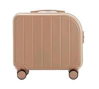 MCLIUJIA Travel Gear Suitcases 18" Suitcases with 4 Wheels PVC Durable Hardside Luggage Bag for Travel Suitcase(B)