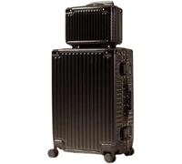 MCLIUJIA Travel Gear Suitcases 2 Piece Set Spinner Suitcase with Password Lock Carry On 14inch Cosmetic Bag(F,20in)