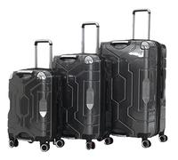 MCLIUJIA Travel Gear Suitcases 3-Piece Luggage Sets Large Capacity Suitcases Carry On Luggage TSA Customs Suitcase(G)