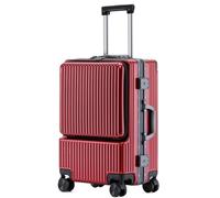 MCLIUJIA Travel Gear Suitcases Carry On Luggage Aluminum Frame Suitcases with Wheels Dry and Wet Separation Design(E,26in)