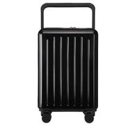 MCLIUJIA Travel Gear Suitcases Carry On Luggage Security Combination Lock Suitcase Luggage Suitcase Checked Luggage(Black,20 inch)