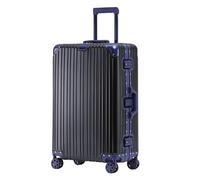 MCLIUJIA Travel Gear Suitcases Carry On Luggage Suitcase Zipperless Aluminum Frame Luggage Large Capacity(E,20Inch)