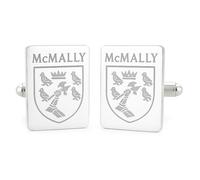 MCMALLY Irish Family Crest Cufflinks
