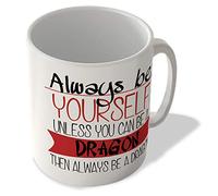 McMug - Always Be Yourself, Unless You Can Be a Dragon - Mug, Ceramic, 11fl.oz.