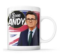 McMug - Andy Burnham Love Mug Labour Party Supporter Political Novelty Gift 11oz Ceramic, Ceramic, 11fl.oz.