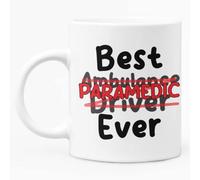 McMug - Best Ambulance Driver Ever - Funny Paramedic Mug, Ceramic, 11fl.oz.