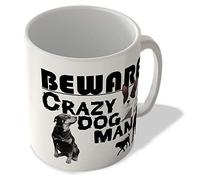 McMug - Beware - Crazy Dog Man - Mug, Ceramic, 11fl.oz.