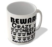 McMug - Beware - Crazy Sheep Man - Mug, Ceramic, 11fl.oz.