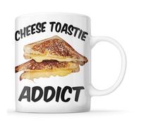 McMug - Cheese Toastie Addict - Toasted Sandwich Lover Mug, Ceramic, 11fl.oz.