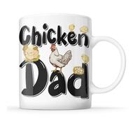 McMug - Chicken Dad, Hen - Cute Pet, Animal Owner, Farmer, Father's Day Mug, Ceramic, 11fl.oz.