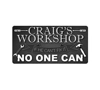 McMug - Craig's Workshop - Metal Sign, Decorative Sign, 200mm x 100mm