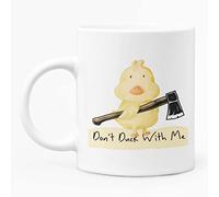 McMug - Don't Duck with Me - Funny Animal Mug, Ceramic, 11fl.oz.