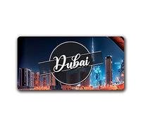 McMug - Dubai Night Landscape - UAE - Metal Sign, Decorative Sign, 200mm x 100mm