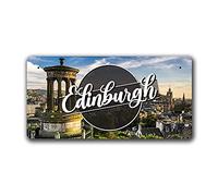 McMug - Edinburgh Day Landscape - Scotland - Metal Sign, Decorative Sign, 200mm x 100mm