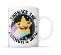 McMug - Embrace The Existential Dread - Funny Positivity, Motivational Mug, Ceramic, 11fl.oz.
