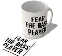 McMug - Fear The Bass Player - Mug and Coaster Set, Ceramic, 11fl.oz.