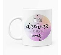 McMug - Follow Your Dreams - They Know The Way - Cute Mug, Ceramic, 11fl.oz.