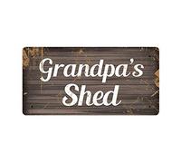 McMug - Grandpa's Shed - Metal Sign, Decorative Sign, 200mm x 100mm