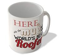 McMug - Here Sits The Mug of The World's Best Roofer - Mug, Ceramic, 11fl.oz.
