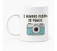 McMug - I Always in Flash Public - Photographer Mug, Ceramic, 11fl.oz.
