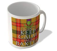 McMug - I Can't Keep Calm I'm a Baxter - Baxter Tartan - (Thistle) - Scottish Mug, Ceramic, 11fl.oz.