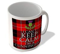 McMug - I Can't Keep Calm I'm a Cunningham - Cunningham Tartan - (Thistle) - Scottish Mug, Ceramic, 11fl.oz.